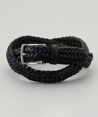 GOTAIRIKU レザーメッシュベルト ブラック系