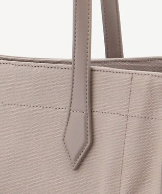 Y'SACCS バインダーキャンバスA4トートバッグ グレージュ