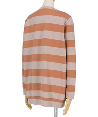 une nana cool ビッグボーダーカーディガン OR