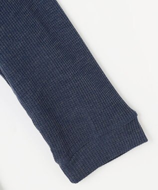 JOSEPH ABBOUD MOUNTAIN 【サスティナブル/吸水速乾】ドライミックスメリノポロ ダルブルー系