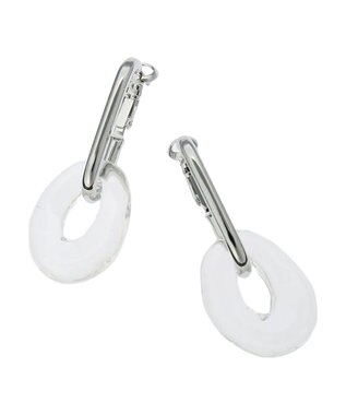 Green Parks ・ＨＡＬＦ　ＴＩＭＥ　ラフデザインクリア２ＷＡＹピアス B