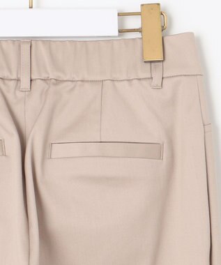 ANY SIS 【撥水機能】サテンストレッチビューティー パンツ ベージュ