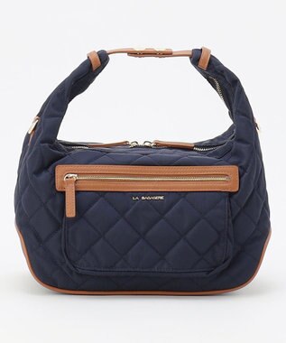 LA BAGAGERIE キルティング2WAYショルダーバッグ ネイビー