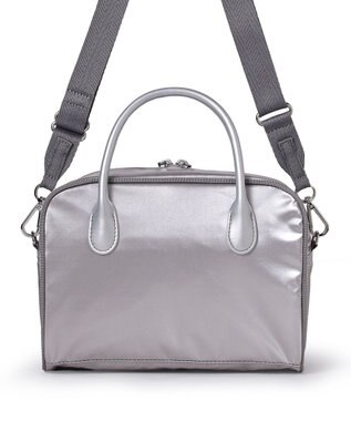 LeSportsac SQUARE TH CROSSBODY/アップタウンシルバーシャイン/シルバー アップタウンシルバーシャイン/シルバー