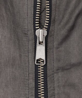 J.PRESS MEN 【J.PRESS ORIGINALS】Bleach Viscose Cotton Satin Flight Jacket / Japan Made グレー系