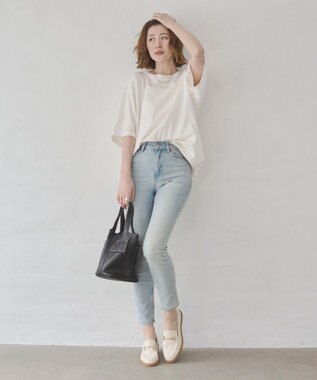 WEGO 【ユニセックス着用ITEM/SMLサイズ展開】コットンクルーネックT（SS） ホワイト