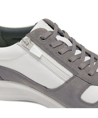 ASICS WALKING ペダラ スポーツ メンズ 3E オフホワイト×グレー(起毛)