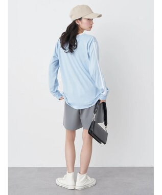 earth music&ecology フットボールＴＥＥ Light Blue