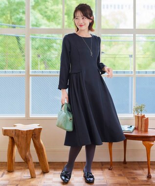 Tiaclasse 【XSサイズ追加・新色追加】サイドフラップワンピース ネイビー