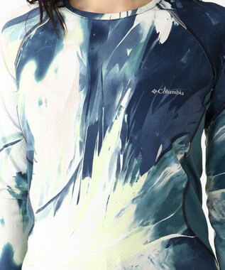Columbia Columbia/ ウィメンズオムニヒートインフィニティロングスリーブトップ /コロンビア Everblue Snowflight
