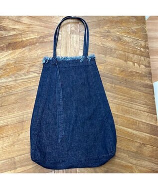 woadblue 【157】DENIM TIE TOTE デニムトートバッグ ダークブルー DARK BLUE