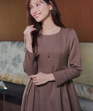 Tiaclasse 【XSサイズ追加・新色追加】サイドフラップワンピース ピンクブラウン