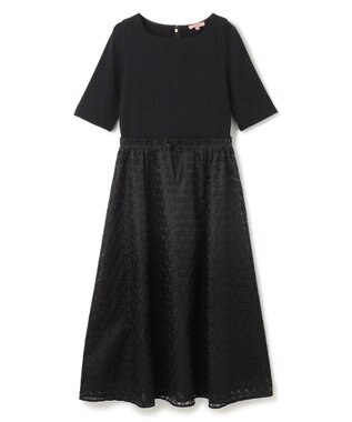 TOCCA 【洗える・消臭】FLOWER OF WINDMILL ドレス ブラック