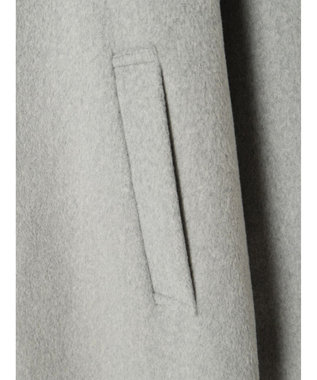 Green Parks ２ｗａｙフード取り外し比翼コート Gray