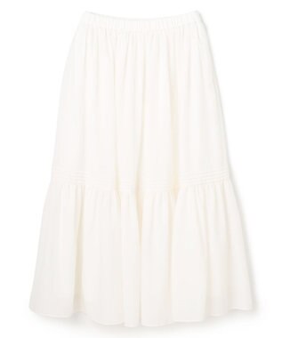 UNFILO エアリー ギャザースカート オフ