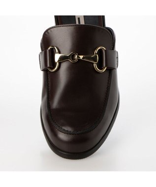 ing <ing>ビット付ミュールローファー ダークブラウン