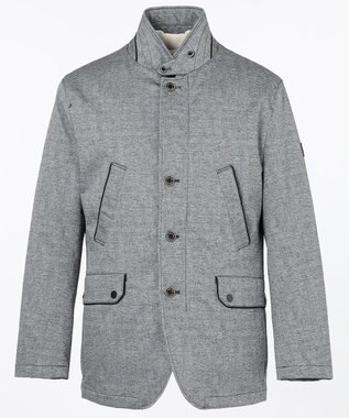 JOSEPH ABBOUD 【キングサイズ】DSDスラブジャガード ライナー付き ブルゾン ライトグレー系