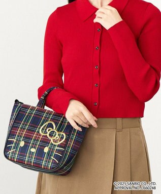 ROOTOTE 8464【サンリオ】IP.べビールー.チェック.ハローキティA 03：ネイビー