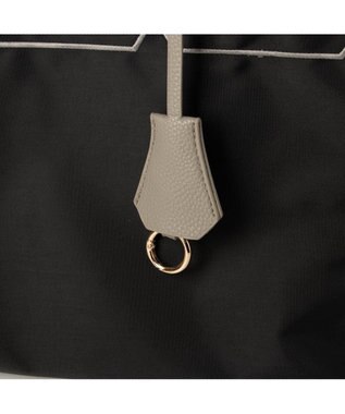 UNBILLION カシュカシュ cachecache / トロンプルイユ刺繍スクエアトート ブラック