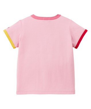 MIKI HOUSE HOT BISCUITS 【80-120cm】ポケットプリント半袖Tシャツ ピンク