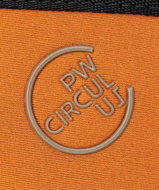 PW CIRCULUS 【UNISEX】ロゴ ボールポーチ オレンジ系