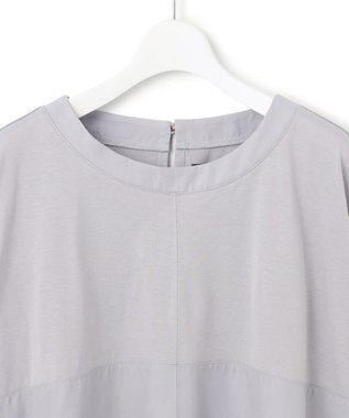 J.PRESS YORK STREET  【WOMEN】【SMOOTH JERSEY】ドルマンペプラム プルオーバー ダルブルー系