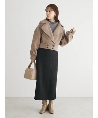 Green Parks ・ＥＬＥＮＣＡＲＥ　ＤＵＥ　ブークレショートジャケット Mocha