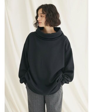 CRAFT STANDARD BOUTIQUE 【男女兼用】裏起毛タートルスウェット Black