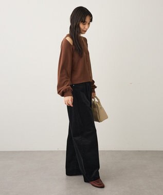 CRAFT STANDARD BOUTIQUE コーデュロイコクーンパンツ Black