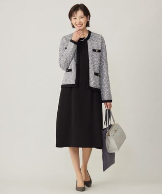 J.PRESS LADIES 【WEB限定】リバーシブルパール イヤリング シルバー系