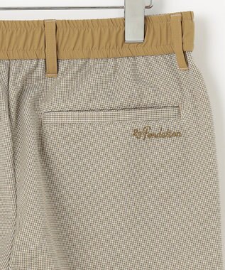 23区GOLF 【23Fondation/MEN】千鳥格子柄 ジャージーパンツ カーキ系3
