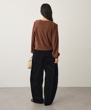 CRAFT STANDARD BOUTIQUE コーデュロイコクーンパンツ Black