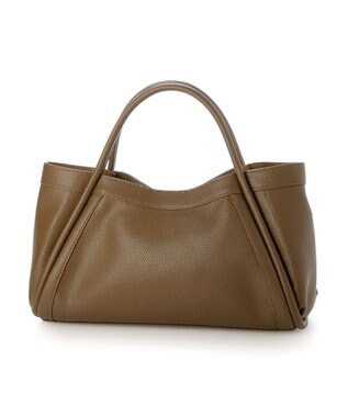 UNBILLION カシュカシュ cachechche / 通しハンドルシュリンク横長トート チョコ