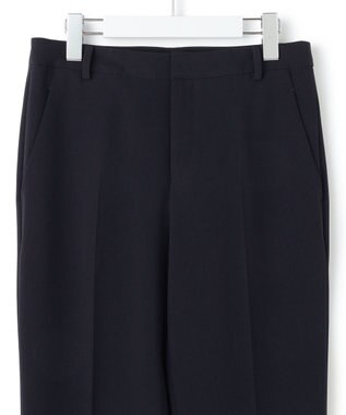 23区 S 【セットアップ対応】トリアセダブルジョーゼット パンツ (丈長め) ネイビー系