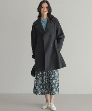 組曲 L オーガンスキッパー ニット ターコイズブルー系