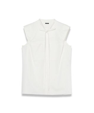 JOSEPH 【WEB&OUTLET限定・洗える】ライトポプリン　ブラウス White