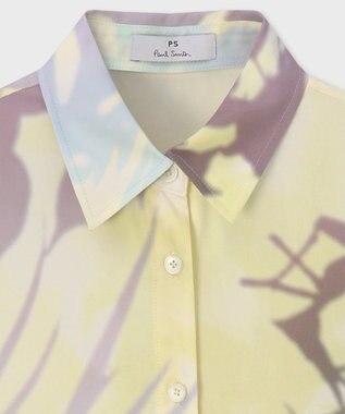 Paul Smith 【洗える】Sun Shadow シャツワンピース ライトイエロー