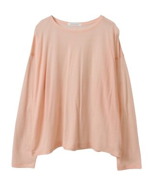 AMERICAN HOLIC バック切替シアー長袖トップス Peach