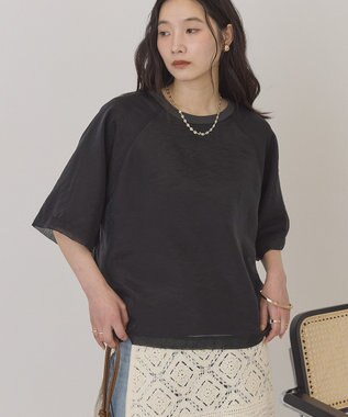 AMERICAN HOLIC シアーレイヤードプルオーバー Charcoal Gray