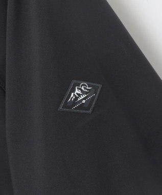 JOSEPH ABBOUD MOUNTAIN 【ECO撥水/耐水性/透湿/防水素材/ストレッチ/軽量/ライナードッキング対応】ボイルドポリエステル マウンテンシェルパーカー ブラック系