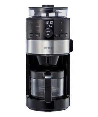 YAMATO テーブル＆キッチン 【siroca】コーン式全自動コーヒーメーカー  ブラック  SC-C112