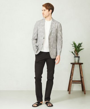 JOSEPH ABBOUD 【驚きの多機能】】ドライサッカージャケット ライトグレー系