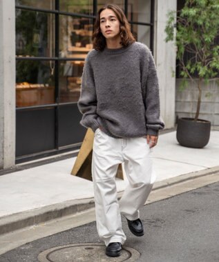 WEGO 【ユニセックス着用アイテム/ウエストゴム】ワーカーズパンツ ホワイトその他