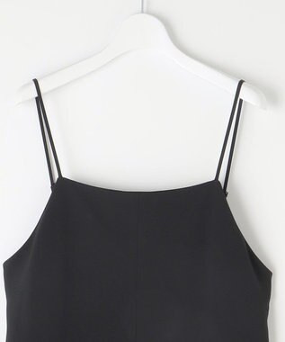 自由区 【洗える】ハイツイストキャミソール ワンピース ブラック