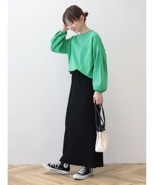 AMERICAN HOLIC 袖ボリュームニットプルオーバー Off White