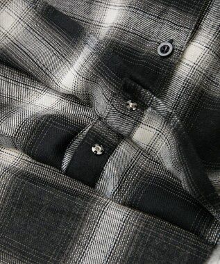 Green Parks ・ＥＬＥＮＣＡＲＥ　ＤＵＥ　２ｗａｙチェックビックシャツ Black