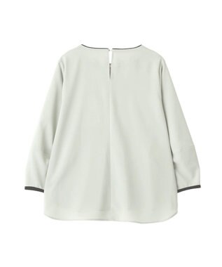 YECCA VECCA 配色パイピングブラウス Mint