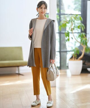 ANY SIS 【洗える】ダンボール プルオーバー アイボリー