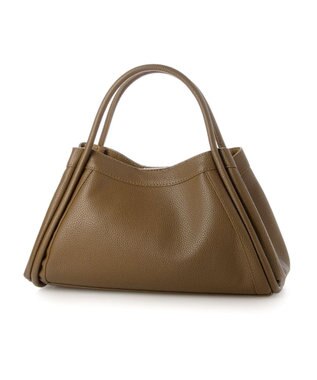 UNBILLION カシュカシュ cachechche / 通しハンドルシュリンク横長トート チョコ