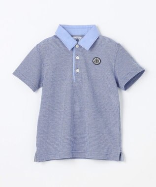 J.PRESS KIDS 【100-130cm】カノコ ライク 半袖ポロシャツ ブルー系
